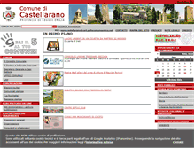 Tablet Screenshot of comune.castellarano.re.it